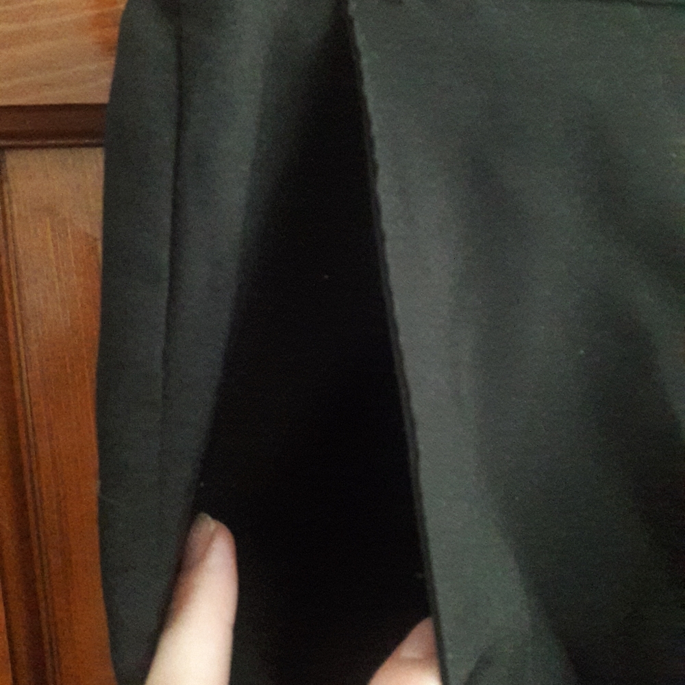 90s Vintage Black High Waist Trousers Petite Fall Vibes Rockabilly Pinup - Picture 6 of 11